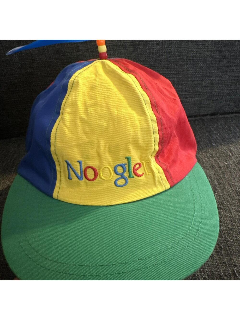 Google Hat Noogler Hat Propeller Thinking Cap Techie Nerd Multicolor SnapBack - Picture 2 of 6
